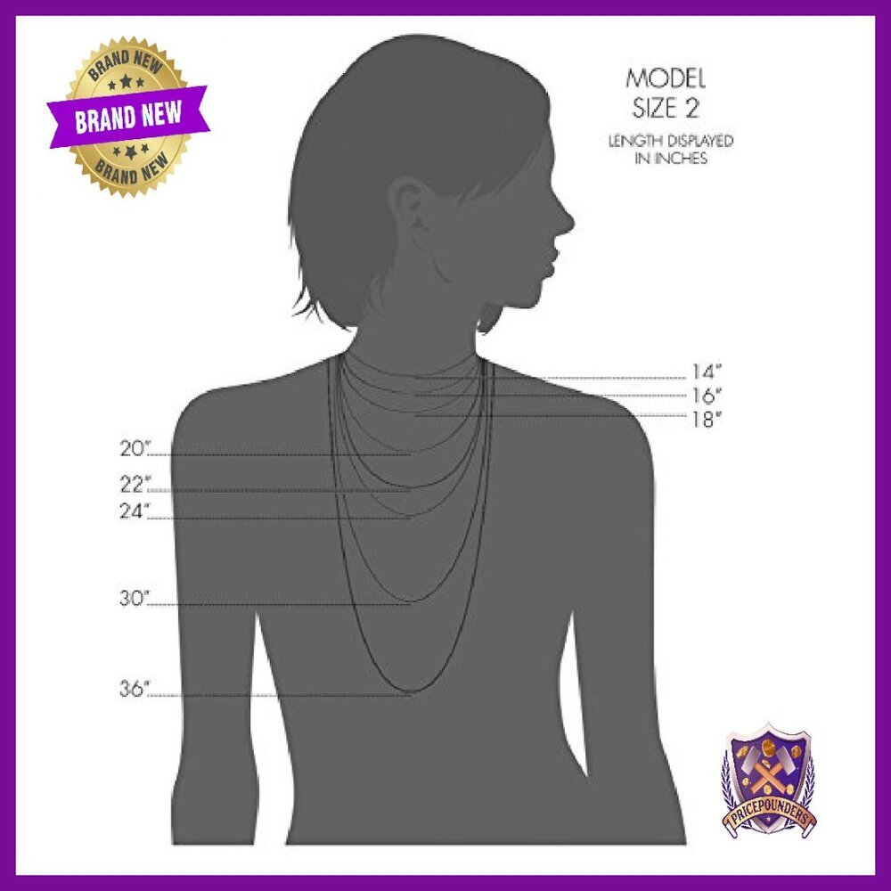 10k Gold Paperclip Necklace 16" Oval Link Chain Lobster Clasp - Picture 7 of 7